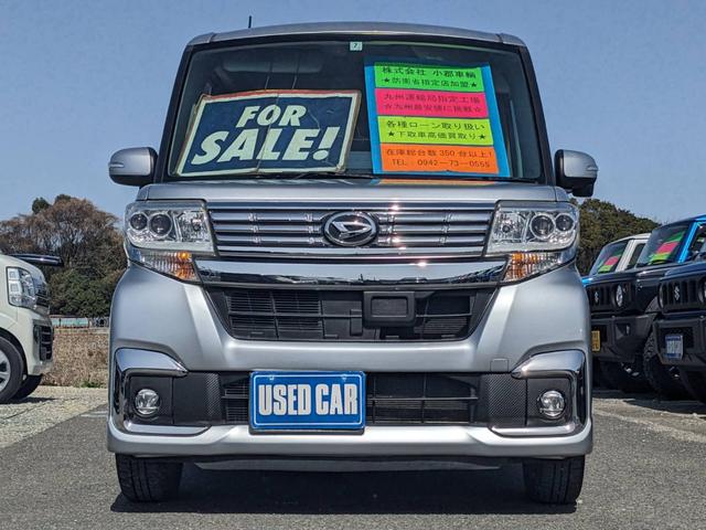 タント カスタムＸ　後期　左パワースライドア　ＬＥＤヘッドライト　オートライト　純正１４アルミホイール　電格ミラー　ドアバイザー　スマートキー２個　アイドリングストップ　フルフラットシート　ＬＥＤフォグライト　フロアマット　新車保証書　集中ドアロック　ＣＤ　ＡＢＳ（8枚目）