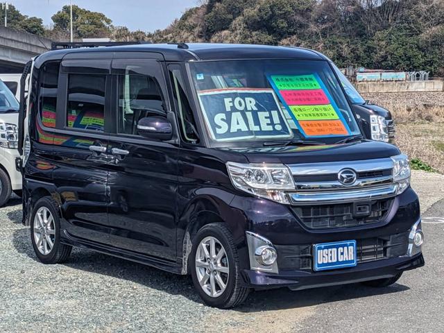 タント カスタムＸ　ＳＡ　純正ナビ　左パワードア　フルセグＴＶ　Ｂｌｕｅｔｏｏｔｈ　前後ドラレコ　バックカメラ　アイドリングストップ　スマートキー　純正１４ＡＷ　ステリモ　ＬＥＤヘッドライト　ＬＥＤフォグ　オートライト　電格ミラー　ドアバイザー　集中ドアロック（5枚目）
