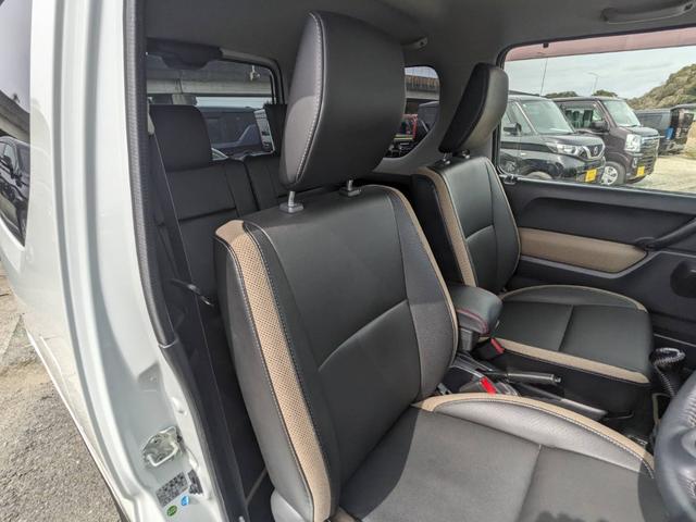ジムニー ランドベンチャー　１０型５ＭＴ　ＳＤナビ　シートヒーター　４ＷＤ　レザーシート　ＴＶ　ＥＴＣ　フォグライト　背面タイヤカバー　革巻ハンドル　ターボ　キーレス　ステリモ　ミラーヒーター　純正１６ＡＷ　ドアバイザー　電格ミラー　ＤＶＤ再生　光軸調整ライト　ＡＢＳ（68枚目）