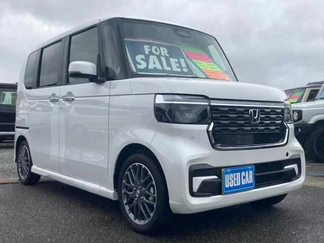 Ｎ－ＢＯＸカスタム ターボ　届出済未使用車　両側パワードア　衝突軽減ブレーキ　コーナーセンサー　ハーフレザーシート　シートヒーター　純正１５ＡＷ　クルーズコントロール　パドルシフト　電動Ｐブレーキ　ＬＥＤヘッドライト　オートハイビーム　ＭＴモード付　純正１５ＡＷ　純正フルエアロ（16枚目）