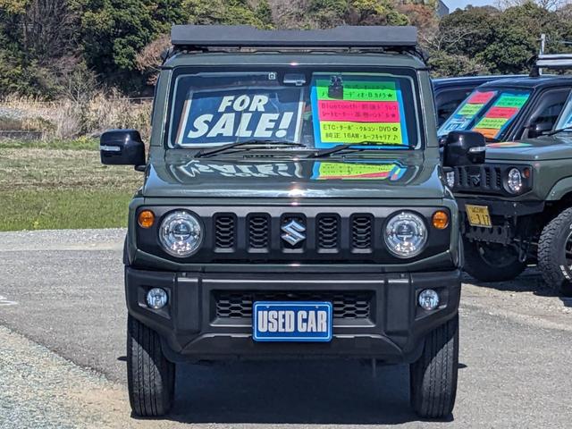 ジムニー ＸＣ　４ＷＤ　ＡＴ　メディアオーディオ　Ｂｌｕｅｔｏｏｔｈ　バックカメラ　前後ドラレコ　シートヒーター　革巻ハンドル　ＥＴＣ　ターボ　クルーズコントロール　純正１６ＡＷ　ルーフキャリア　レーン逸脱警報　オートハイビーム　革巻ハンドル　ＤＶＤ再生　背面タイヤ（4枚目）