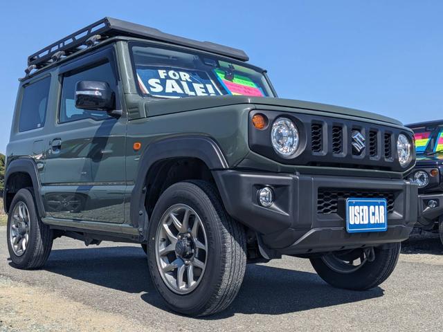 ジムニー ＸＣ　４ＷＤ　ＡＴ　メディアオーディオ　Ｂｌｕｅｔｏｏｔｈ　バックカメラ　前後ドラレコ　シートヒーター　革巻ハンドル　ＥＴＣ　ターボ　クルーズコントロール　純正１６ＡＷ　ルーフキャリア　レーン逸脱警報　オートハイビーム　革巻ハンドル　ＤＶＤ再生　背面タイヤ（21枚目）