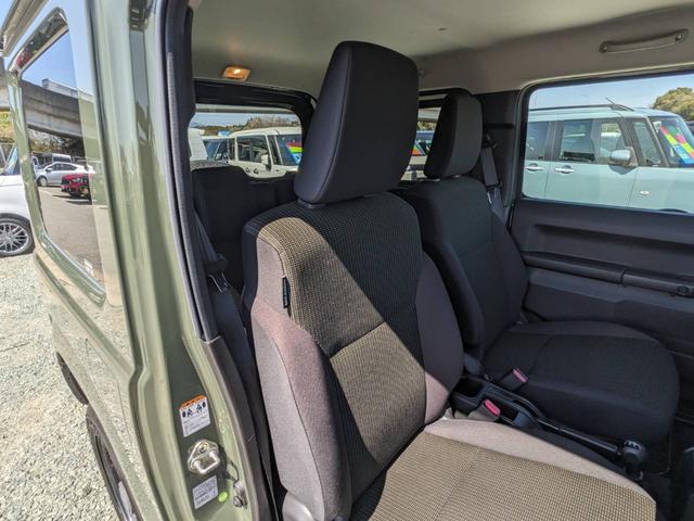 ジムニー XL 4WD AT 衝突軽減ブレーキ ドラレコ シートヒーター ETC レーン逸脱警報 オートハイビーム アイドリングストップ 背面タイヤ ミラーヒーター ターボ オートライト フォグライト 盗難防止装置 電格ミラー スマートキー パワーウィンドウ(50枚目)