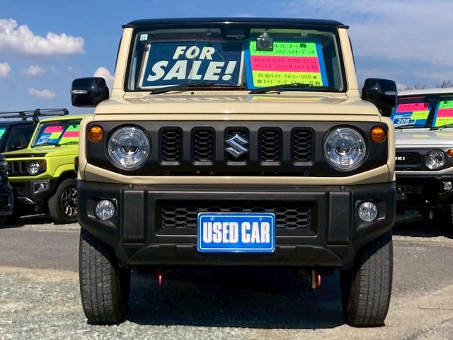 ジムニー ＸＣ　４ＷＤ　ＡＴ　９インチディスプレイオーディオ　ＥＴＣ　Ｂｌｕｅｔｏｏｔｈ　ＨＤＭＩ接続　前後ドラレコ　バックカメラ　背面タイヤ　クルーズコントロール　　ＬＥＤヘッドライト　シートヒーター　ＵＳＢ入力　オートハイビーム　純正１６ＡＷ　革巻ハンドル（14枚目）