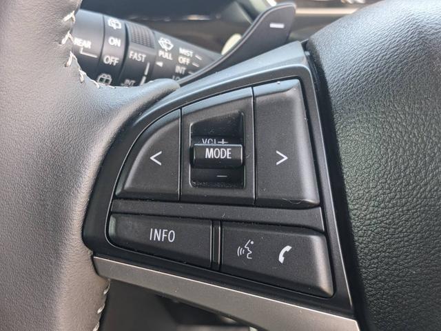 スペーシアカスタム ハイブリッドＸＳターボ　後期　衝突軽減ブレーキ　全方位カメラ　ドラレコ　革調シートカバー　ＨＵＤ　シートヒーター　クルコン　ＥＴＣ　純正１５ＡＷ　パドルシフト　ハーフレザーシート　ＬＥＤヘッドライト　オートハイビーム　コーナーセンサー　ＵＳＢ入力　パドルシフト（42枚目）