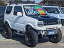 ジムニー XG 4WD 5MT リフトアップ 高さ構造変更済 SDナビ 革調シートカバー 牽引フック オーバーフェンダー 社外16AW 社外マフラー 社外ホーン Bluetooth フルセグTV LEDヘッドライト サイドステップ LEDフォグ ターボ ルーフキャリア(5枚目)