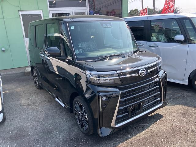 タント カスタムＲＳリミテッド　届出済未使用車　両側パワースライド　オートエアコン　コネクトナビ　Ｂｌｕｅｔｏｏｔｈ接続　スマートキー　Ｗエアバッグ（3枚目）