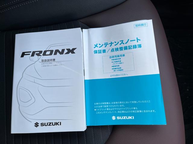 フロンクス ベースグレード　純正９インチナビ＋全方位カメラ／フルセグＴＶ／スマホ連携／ドラレコ／ＥＴＣ／ワイヤレス充電／ヘッドアップディスプレイ／電動パーキングブレーキ／クリアランスソナー／オートクルーズ／衝突被害軽減システム（42枚目）