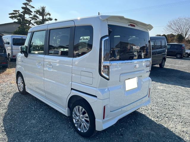 スペーシアカスタム ハイブリッドＧＳ　９型メーカーナビ　フルセグＴＶ　スマートフォン連携　全方位カメラ　スズキコネクト対応　ドラレコ　スズキセーフティサポート　ＬＥＤライト　電動スライドドア　電動パーキング　ＵＳＢ電源　アルミホイール（6枚目）