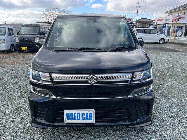 ワゴンＲ ハイブリッドＦＺ　セーフティパッケージ　衝突被害軽減システム　アイドリングストップ　ヘッドアップディスプレイ　カーナビ　ＣＤ／ＤＶＤ　ＬＥＤヘッドライト　オートライト　シートヒーター　スマートキー　１４インチアルミ（3枚目）