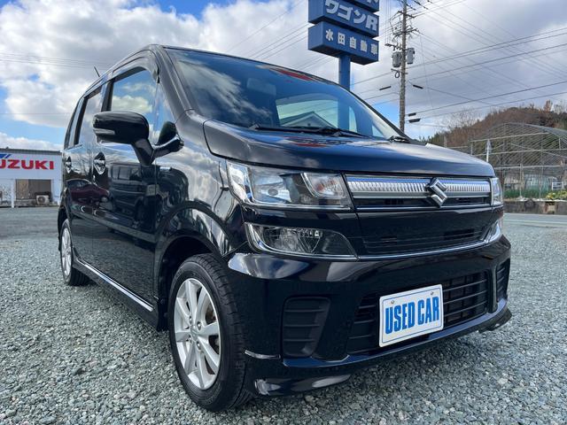 ワゴンＲ ハイブリッドＦＺ　セーフティパッケージ　衝突被害軽減システム　アイドリングストップ　ヘッドアップディスプレイ　カーナビ　ＣＤ／ＤＶＤ　ＬＥＤヘッドライト　オートライト　シートヒーター　スマートキー　１４インチアルミ（11枚目）