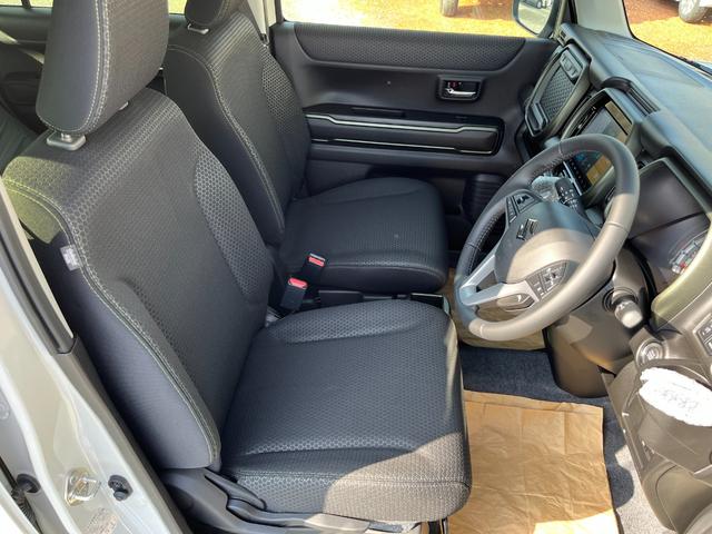 ハスラー タフワイルド　届出済未使用車　メーカー純正９型ナビ　全方位モニター　スズキコネクト　フルセグＴＶ　スマホ連携　衝突被害軽減装置　クルコン　ＬＥＤヘッドライト　ＬＥＤフォグ　本革ハンドル　シートヒーター　ルーフレール（18枚目）