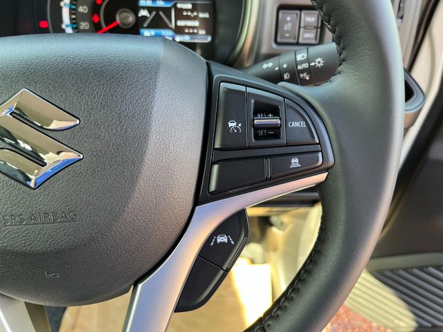 ハスラー タフワイルド　届出済未使用車　メーカー純正９型ナビ　全方位モニター　スズキコネクト　フルセグＴＶ　スマホ連携　衝突被害軽減装置　クルコン　ＬＥＤヘッドライト　ＬＥＤフォグ　本革ハンドル　シートヒーター　ルーフレール（28枚目）