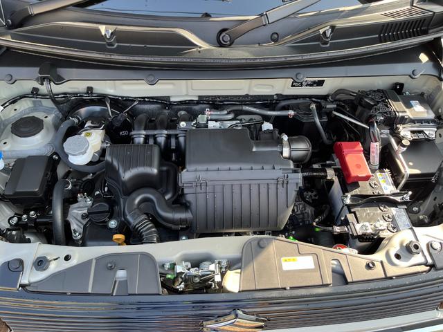 ハスラー タフワイルド　届出済未使用車　メーカー純正９型ナビ　全方位モニター　スズキコネクト　フルセグＴＶ　スマホ連携　衝突被害軽減装置　クルコン　ＬＥＤヘッドライト　ＬＥＤフォグ　本革ハンドル　シートヒーター　ルーフレール（37枚目）