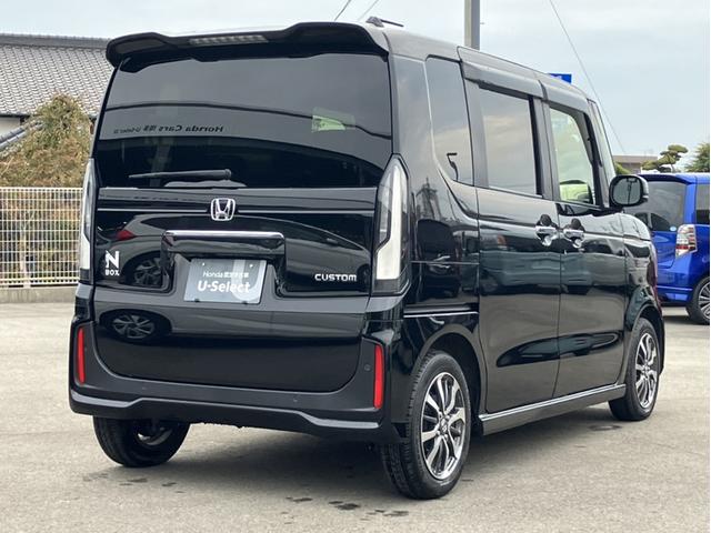 Ｎ－ＢＯＸカスタム ベースグレード　当社元デモカー＆ＬＸＵ２４２ＮＢｉナビ＆アラウンドビューモニター＆サイドカーテンエアバック＆Ｂｌｕｅｔｏｏｔｈ対応＆シートヒーター　Ｗ電動ドア　ＵＳＢ接続　ＣＭＢＳ　Ｄレコ　ベンチシート　スマートキ（7枚目）