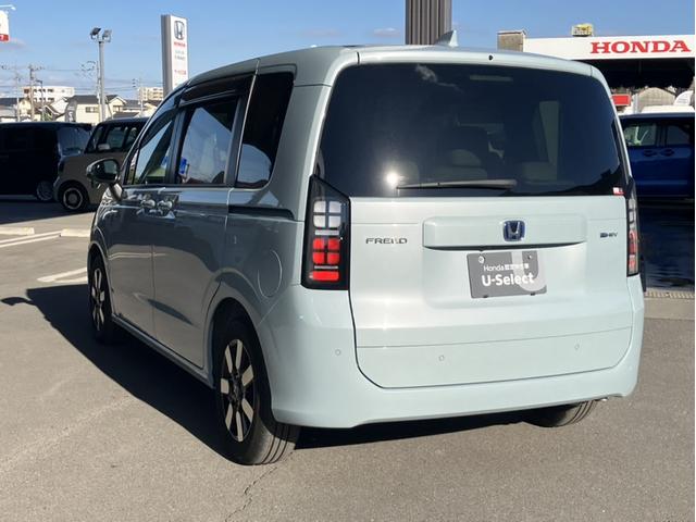 フリード ｅ：ＨＥＶエアーＥＸ　純正コネクトナビ（ＬＸＭ－２４７ＶＦＬｉ）＆フルセグＴＶ＆バックモニター＆純正ドラレコ（３カメラ）＆ＥＴＣ＆純正ＡＷ＆ＬＥＤヘッドライト＆シートヒーター（前席）　衝突軽減システム　横滑り防止装置（8枚目）