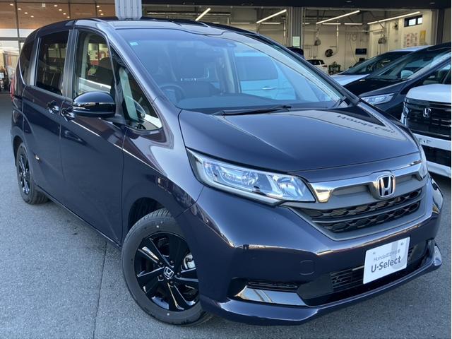 フリード Ｇブラックスタイル　純正ナビ＆フルセグＴＶ＆ＤＶＤ再生＆Ｂｌｕｅｔｏｏｔｈ＆前ドラレコ＆Ｂカメラ＆ＥＴＣ　両電動スライドドア　バックモニター　ドラレコ付き　フルセグテレビ　ＬＥＤヘッドライト　ＤＶＤ再生可能　スマートキー（3枚目）