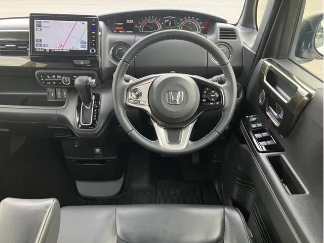 Ｎ－ＢＯＸカスタム Ｇ・Ｌターボホンダセンシング　ＶＸＵ１９５ＮＢｉナビ＆バックカメラ＆純正前後ドライブレコーダー＆サイドカーテンエアバック＆Ｂｌｕｅｔｏｏｔｈ対応＆ミュージックサーバー＆ＥＴＣ　フルセ　両側ＰＷスライドドア　Ｂモニタ　Ｉストップ（9枚目）