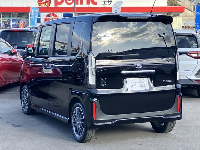 Ｎ－ＢＯＸカスタム ターボ　ＬＸＵ２４２ＮＢＩナビ＆ドラレコ３カメ＆フルセグ＆ＤＶＤ再生＆Ｂｌｕｅｔｏｏｔｈ＆バックモニター＆ＥＴＣ　イモビライザー　衝突被害軽減　ベンチシート　キーフリー　Ｐセンサー　ＥＳＣ　パワステ　ターボ車（8枚目）