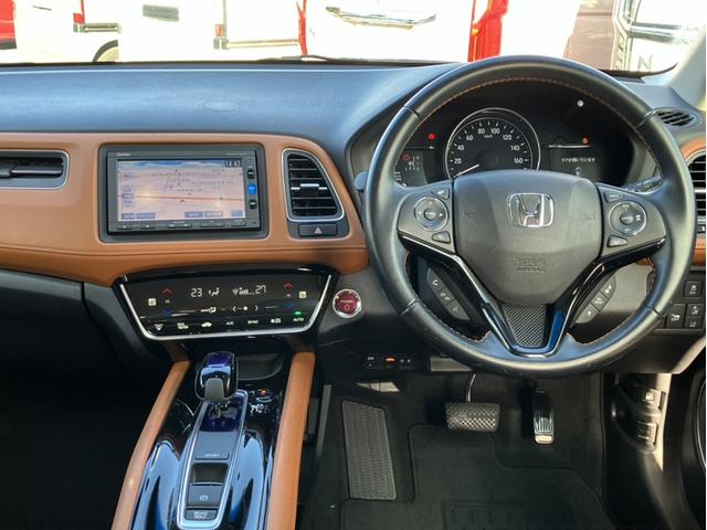 ヴェゼル ハイブリッドＺ　ＶＸＭ１７４ＶＦＸＩナビ＆フルセグ＆ＤＶＤ再生＆Ｂｌｕｅｔｏｏｔｈ＆バックモニター＆ＥＴＣ　Ｒカメ　スマキー　ＬＥＤランプ　ＥＴＣ付　ＵＳＢ　シ－トヒ－タ－　サイドカーテンエアバック　ＶＳＡ　キーフリ（9枚目）