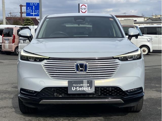 ヴェゼル ｅ：ＨＥＶＺ　コネクトナビ＆フルセグ＆Ａｐｐｌｃａｒｐｌａｙ＆ドラレコ前後＆シートヒーター　衝突回避支援ブレーキ機能　スマキ　Ｐトランク　フルオートエアコン　Ｄレコ　エアバッグ　両席エアバック　Ｒカメ　ＬＥＤランプ（4枚目）