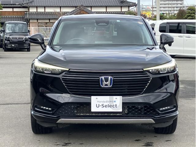 ヴェゼル ｅ：ＨＥＶＺ　コネクトナビ＆バックカメラ＆純正前後ドライブレコーダー＆障害物センサー＆ブラインドスポットモニター＆Ｂｌｕｅｔｏｏｔｈ対応＆シートヒーター＆ＥＴＣ２．０　衝突回避支援ブレーキ機能　１オナ　スマキ（4枚目）