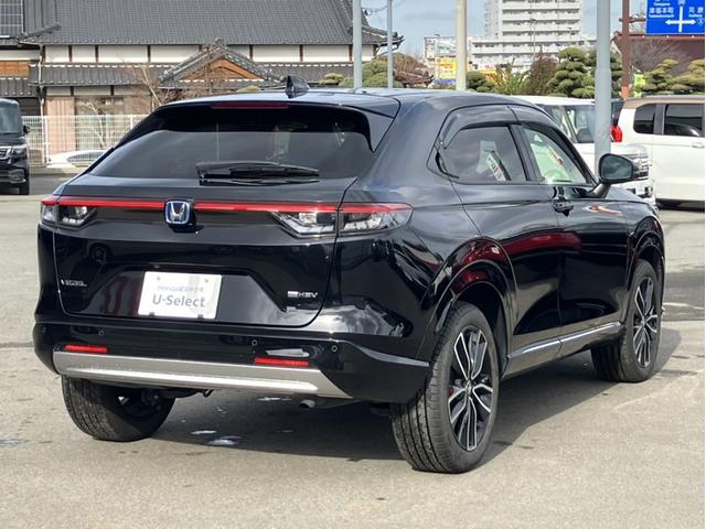 ヴェゼル ｅ：ＨＥＶＺ　コネクトナビ＆バックカメラ＆純正前後ドライブレコーダー＆障害物センサー＆ブラインドスポットモニター＆Ｂｌｕｅｔｏｏｔｈ対応＆シートヒーター＆ＥＴＣ２．０　衝突回避支援ブレーキ機能　１オナ　スマキ（7枚目）