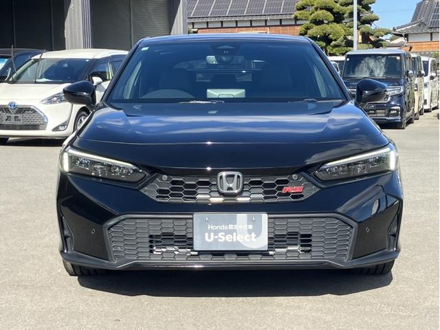 シビック RS 純正ナビ&フルセグTV&Bluetooth&Bカメラ&ETC&OPリヤスポイラー LEDヘッド 衝突被害軽減ブレーキ シートヒーター ワンオーナー パワ-シ-ト スマートキー クルーズコントロール(4枚目)