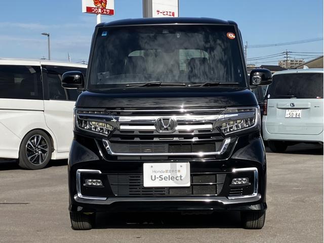 Ｎ－ＢＯＸカスタム Ｌ　純正８インチナビ＆ＤＶＤ再生＆フルセグＴＶ＆Ｂｌｕｅｔｏｏｔｈ＆前後ドラレコ＆Ｂカメラ＆ＥＴＣ　両席エアバック　Ｂモニタ　ブレーキサポート　ＬＥＤランプ　キーレスエントリー　ＳＲＳ　横滑り防止機能（4枚目）