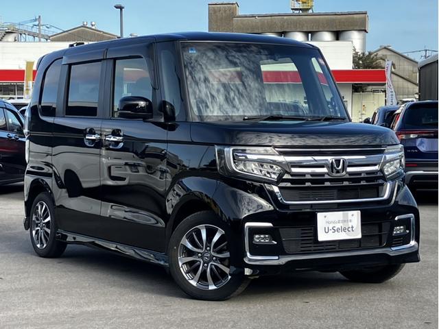 Ｎ－ＢＯＸカスタム Ｌ　純正８インチナビ＆ＤＶＤ再生＆フルセグＴＶ＆Ｂｌｕｅｔｏｏｔｈ＆前後ドラレコ＆Ｂカメラ＆ＥＴＣ　両席エアバック　Ｂモニタ　ブレーキサポート　ＬＥＤランプ　キーレスエントリー　ＳＲＳ　横滑り防止機能（5枚目）