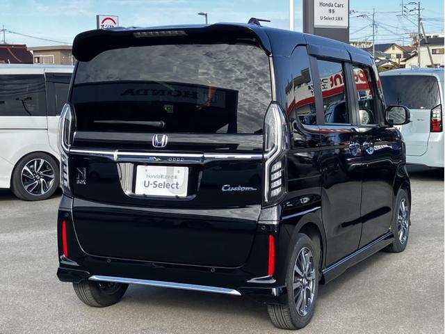 Ｎ－ＢＯＸカスタム Ｌ　純正８インチナビ＆ＤＶＤ再生＆フルセグＴＶ＆Ｂｌｕｅｔｏｏｔｈ＆前後ドラレコ＆Ｂカメラ＆ＥＴＣ　両席エアバック　Ｂモニタ　ブレーキサポート　ＬＥＤランプ　キーレスエントリー　ＳＲＳ　横滑り防止機能（7枚目）