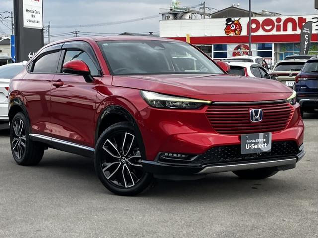 ヴェゼル ｅ：ＨＥＶＺ　純正ナビ＆フルセグＴＶ＆Ｂｌｕｅｔｏｏｔｈ＆ＤＶＤ再生＆Ｂカメラ＆前後ドラレコ＆ＥＴＣ　ハンズフリーテールゲート　シートＨ　サイドエアＢ　パークセンサー　リヤカメラ　ＬＥＤヘットライト　ＥＳＣ　ＡＡＣ（5枚目）