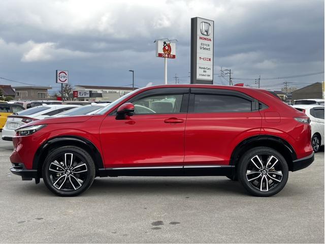 ヴェゼル ｅ：ＨＥＶＺ　純正ナビ＆フルセグＴＶ＆Ｂｌｕｅｔｏｏｔｈ＆ＤＶＤ再生＆Ｂカメラ＆前後ドラレコ＆ＥＴＣ　ハンズフリーテールゲート　シートＨ　サイドエアＢ　パークセンサー　リヤカメラ　ＬＥＤヘットライト　ＥＳＣ　ＡＡＣ（6枚目）