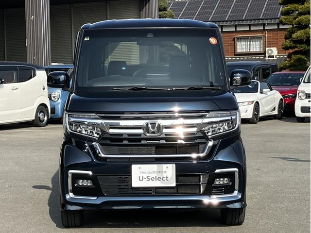 Ｎ－ＢＯＸカスタム Ｌターボ　ＬＸＵ２３７ＮＢｉナビ＆バックカメラ＆サイドカーテンエアバック＆Ｂｌｕｅｔｏｏｔｈ対応＆ミュージックサーバー＆両側電動スライドドア＆シートヒーター　両側電動Ｄ　セキュリティアラーム　誤発信抑制　Ｂカメ（4枚目）