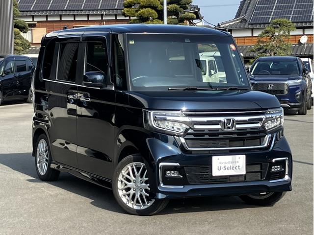 Ｎ－ＢＯＸカスタム Ｌターボ　ＬＸＵ２３７ＮＢｉナビ＆バックカメラ＆サイドカーテンエアバック＆Ｂｌｕｅｔｏｏｔｈ対応＆ミュージックサーバー＆両側電動スライドドア＆シートヒーター　両側電動Ｄ　セキュリティアラーム　誤発信抑制　Ｂカメ（5枚目）