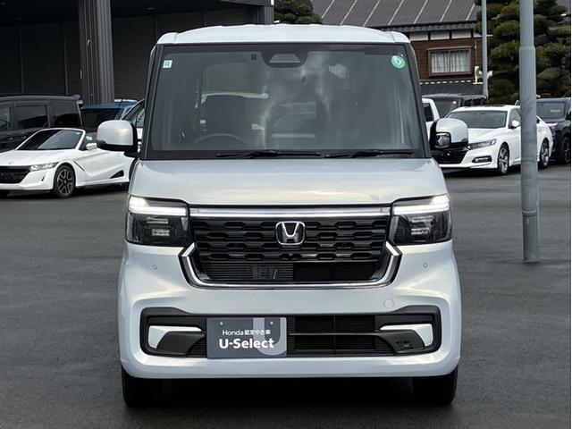 Ｎ－ＢＯＸカスタム ターボ　純正ナビ＆フルセグＴＶ＆Ｂｌｕｅｔｏｏｔｈ＆Ｂカメラ＆ＥＴＣ　スマートキープッシュスタート　ブレーキサポート　サイドエアバック　パワーステアリング　パーキングセンサー　横滑防止　エアコン　ターボ車（4枚目）