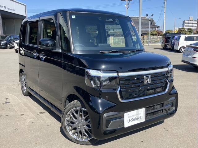 Ｎ－ＢＯＸカスタム ターボ　レンタＵＰ＆純正ナビ＆フルセグＴＶ＆Ｂｌｕｅｔｏｏｔｈ＆前ドラレコ＆Ｂカメラ＆ＥＴＣ　スマートキープッシュスタート　ブレーキサポート　サイドエアバック　パワーステアリング　パーキングセンサー　横滑防止（4枚目）