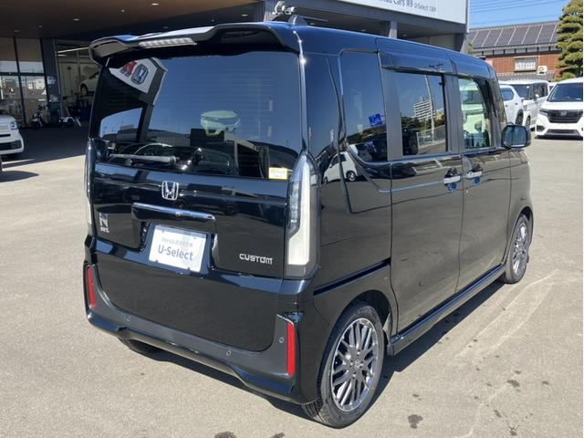 Ｎ－ＢＯＸカスタム ターボ　レンタＵＰ＆純正ナビ＆フルセグＴＶ＆Ｂｌｕｅｔｏｏｔｈ＆前ドラレコ＆Ｂカメラ＆ＥＴＣ　スマートキープッシュスタート　ブレーキサポート　サイドエアバック　パワーステアリング　パーキングセンサー　横滑防止（7枚目）