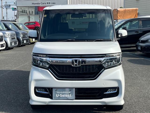 Ｎ－ＢＯＸカスタム Ｇ・Ｌターボホンダセンシング　純正８インチナビ／フルセグ／ドラレコ／ＥＴＣ／バックモニター　両側ＰＷスライドドア　Ｂモニタ　Ｉストップ　禁煙　セキュリティー　ＵＳＢ接続　クルーズコントロール　ナビＴＶ　キーレスエントリー　ＶＳＡ（2枚目）