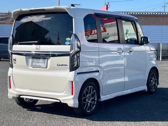 N-BOXカスタム G・Lターボホンダセンシング 無限AW/純正ナビ/CD/BT/バックモニター/ETC 両側PWスライドドア Bモニタ Iストップ セキュリティー クルーズコントロール キーレスエントリー VSA ベンチS LEDランプ PW PS(5枚目)