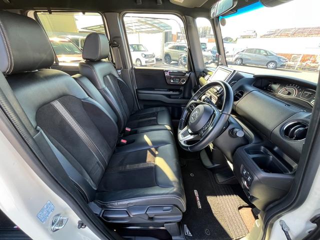 N-BOXカスタム G・Lターボホンダセンシング 無限AW/純正ナビ/CD/BT/バックモニター/ETC 両側PWスライドドア Bモニタ Iストップ セキュリティー クルーズコントロール キーレスエントリー VSA ベンチS LEDランプ PW PS(8枚目)