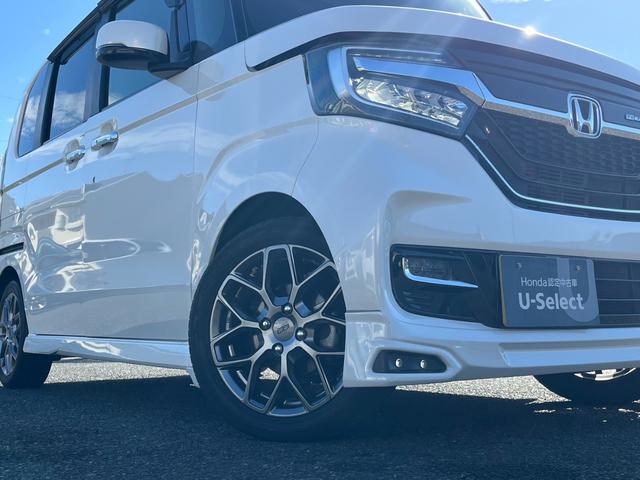 N-BOXカスタム G・Lターボホンダセンシング 無限AW/純正ナビ/CD/BT/バックモニター/ETC 両側PWスライドドア Bモニタ Iストップ セキュリティー クルーズコントロール キーレスエントリー VSA ベンチS LEDランプ PW PS(21枚目)