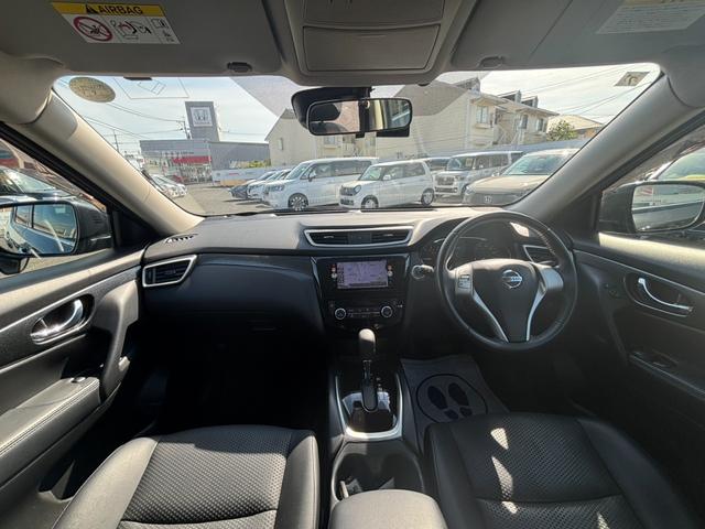 エクストレイル 20Xエマージェンシーブレーキパッケージ ナビ/フルセグ/Bカメラ/ETC スマキ- シートヒーター付 アイドリングSTOP セキュリティ AWD VSA ナビ&TV LEDヘッドランプ 地デジ エアコン パワーステアリング DVD再生可(9枚目)