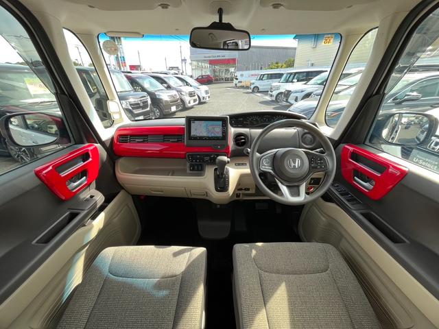 N-BOX G・EXホンダセンシング 純正ナビ/フルセグ/BT/バックモニター/ETC ウォークスルー パワーウインドウ 衝突軽減 禁煙 フルセグTV Bモニ LED エアバッグ キーレススタート スマ-トキ- DVD再生 USB ABS(7枚目)
