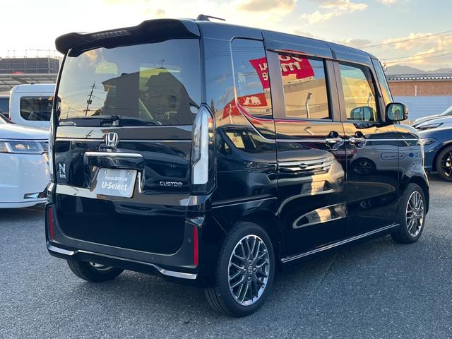 N-BOXカスタム ターボ 当社デモカー/マルチビュー/純正9インチナビ/ドラレコ/ETC イモビライザー 1オナ 衝突被害軽減 フロントカメラ サイドカメラ 禁煙 ベンチシート キーフリー Pセンサー ESC パワステ Bカメ(5枚目)