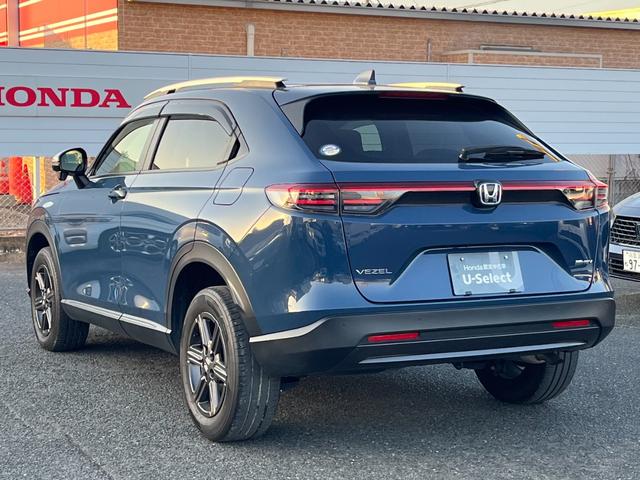 ヴェゼル ｅ：ＨＥＶＸ・ＨｕＮＴパッケージ　純正９インチナビ／フルセグＴＶ／前後ドラレコ／ＥＴＣ／バックモニター　盗難防止システム　地デジフルセグ　サイドエアバッグ　Ｂカメラ　クリアランスソナー　横滑り防止機能　スマートキー　禁煙　ＥＴＣ車載器（6枚目）