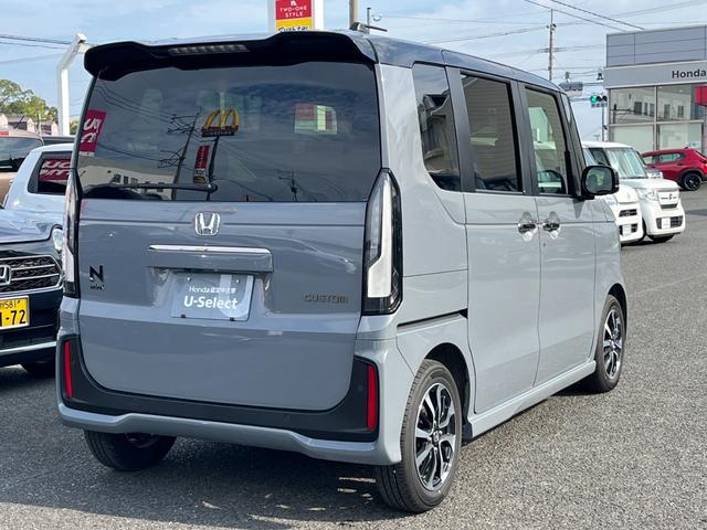 Ｎ－ＢＯＸカスタム コーディネートスタイル　当社レンタＵＰ／純正８インチナビ／フルセグＴＶ／ＢＴ／バックモニター／ＥＴＣ　オートクルーズ　禁煙　ワンオーナー　フルセグ対応　Ｗ電動ドア　シートヒータ　ＬＥＤ　ＥＳＣ　リアカメラ　ソナー　エアコン（5枚目）