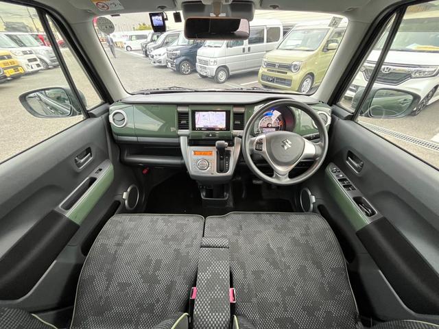 ハスラー Ｇ　デュアルカメラブレーキサポート／社外ナビ／フルセグＴＶ／ＥＴＣ／ドラレコ　レーダーサポート　禁煙車両　プッシュスタートスマートキー　ナビＴＶ　盗難警報装置　ダブルエアバック　運転席シートヒーター　ＡＣ（7枚目）