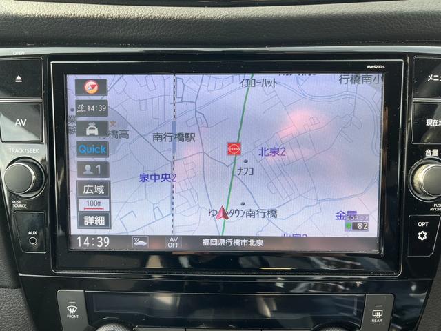 エクストレイル ２０Ｘｉ　純正９インチナビ／アラウンドビュー／デジタルミラー／ドラレコ／パワーゲート／プロパイロット　フロントカメラ　ＶＤＣ　地デジ　シートヒータ　オートクルーズコントロール　ＤＶＤ再生　ＬＥＤヘットライト（12枚目）