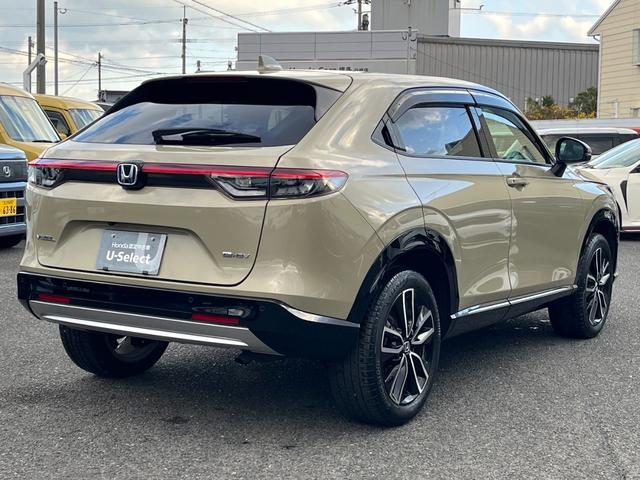 ヴェゼル e:HEVZ 純正9インチナビ/フルセグTV/BT/ドラレコ/ETC/バックモニター/BSM 衝突回避支援ブレーキ機能 1オナ スマキ Pトランク フルオートエアコン Dレコ エアバッグ 両席エアバック Rカメ(5枚目)